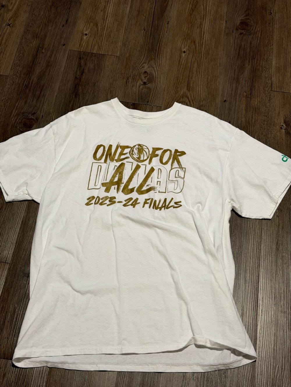 Dallas Mavericks 2023-24 Finals White Graphic T-Shirt
